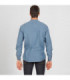 Hemd mit Mao-Kragen, aus gewaschenem Denim-Popeline, Slim Fit, ROMEO UNIFORMES GARY'S 298200