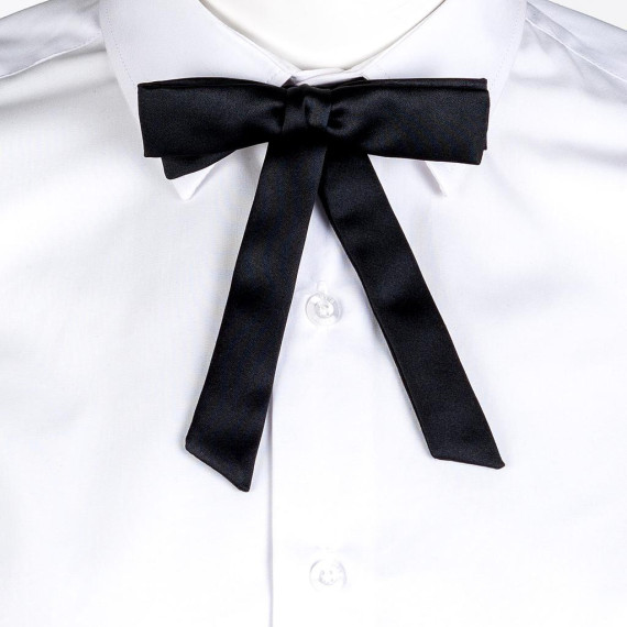 Lazo raso color negro cierre de clip UNIFORMES GARY'S 326900