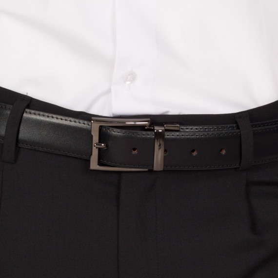 Reversible leather belt 330300