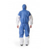 Combinaison de protection 4535 en tissu doux, contre les particules dangereuses type 5/6 Blanc+Bleu 3M