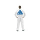 Prenda de protección cómoda frente a polvo y salpicaduras leves, Blanco+Azul, tipo 5/6 4540+ (20 Unds)
