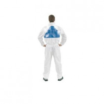Prenda de protección cómoda frente a polvo y salpicaduras leves, Blanco+Azul, tipo 5/6 4540+ (20 Unds)