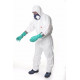 Abbigliamento protettivo amichevole contro polvere e splash lieve, bianco, tipo 5/6 4545 (20 ms)