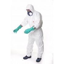 Prenda de protección cómoda frente a polvo y salpicaduras leves, Blanco, tipo 5/6 4545 (20 Unds)