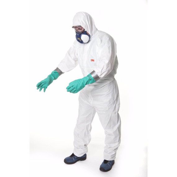 Abbigliamento protettivo amichevole contro polvere e splash lieve, bianco, tipo 5/6 4545 (20 ms)