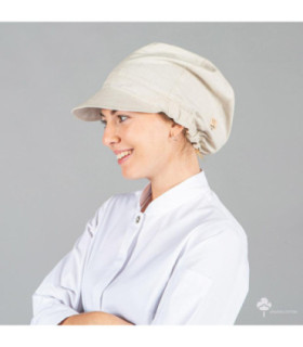 Gorro de trabajo hostelería Gatsby unisex ajustable con visera UNIFORMES GARY'S 449700