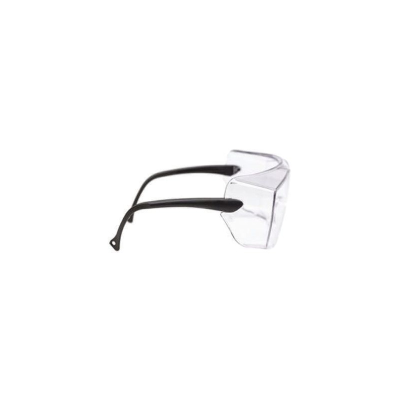 OX1000 Cubregafas montura negra PC incolora patillas estándar 17-5118-0000P (20 gafas)
