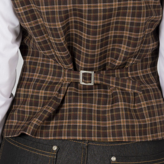 Gilet da donna con scollo a V, tasche e fodera interna, tessuto WELSH UNIFORMES GARY'S 950005.