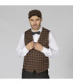 Gilet da uomo con design chiuso, tasche e regolazione sulla schiena, tessuto WELSH UNIFORMES GARY'S 950004.