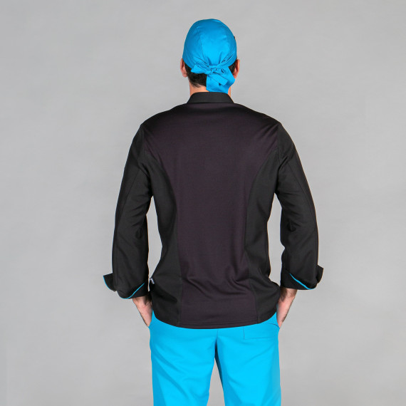 Unisex antibacterial kitchen jacket with turned cuffs UNIFORMS GARY'S 949800