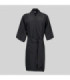 Tunique Unisexe avec manches 3/4 avec poches et ceinture, noir, en tissu PLANA MARROQUINE CANNA UNIFORMES GARY'S 596900