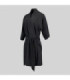 Tunique Unisexe avec manches 3/4 avec poches et ceinture, noir, en tissu PLANA MARROQUINE CANNA UNIFORMES GARY'S 596900