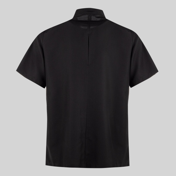 Chaqueta de hombre manga corta semi ajustada con botones de presión ocultos, tejido MICROFIBRA MILOS UNIFORMES GARY'S 610600