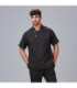 Chaqueta de hombre manga corta semi ajustada con botones de presión ocultos, tejido MICROFIBRA MILOS UNIFORMES GARY'S 610600