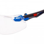 SOLUS 1101 occhiali da PC nero / blu, rivestimento Scotchgard. S1101SGAF-EU (20 bicchieri)