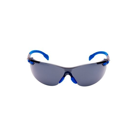 SOLUS 1102 Schwarz / blaue graue PC-Brille, Scotchgard-Beschichtung. S1102SGAF-EU (20 Gläser)