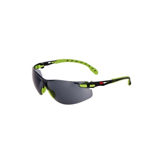 SOLUS 1202 Graue schwarze / grüne PC-Brille, Scotchgard-Beschichtung. S1202SGAF-EU (20 Gläser)