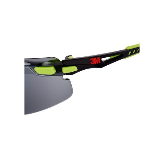 SOLUS 1202 Graue schwarze / grüne PC-Brille, Scotchgard-Beschichtung. S1202SGAF-EU (20 Gläser)