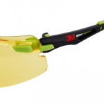 SOLUS 1203 Gafas negro/verde PC amarillo, recubrimiento SCOTCHGARD. S1203SGAF-EU (20 gafas)