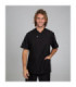 Camicia uomo con chiusura incrociata nascosta in tessuto antibatterico HUGO UNIFORMES GARY'S 612500