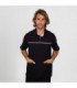 Polo de homem com colarinho de camisa e mangas curtas, tecido MICROFIBRA ELASTIK SLIM JAVIER UNIFORMES GARY'S 612900