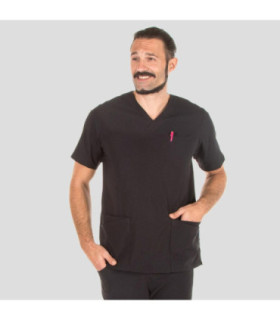Blusa sanitária 2 bolsos de patch, secagem rápida H2 homem HECTOR UNIFORMES GARY'S 613200