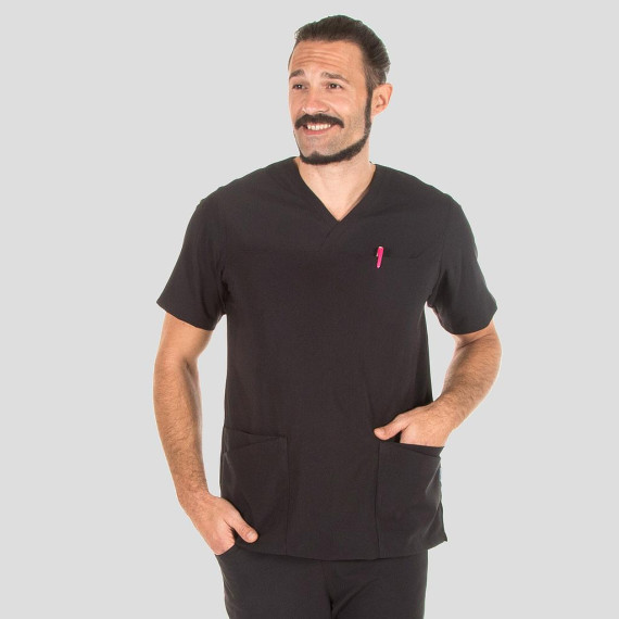 Sanitary blouse with 2 patch pockets, quick-drying H2 for men HECTOR UNIFORMS GARY'S 613200