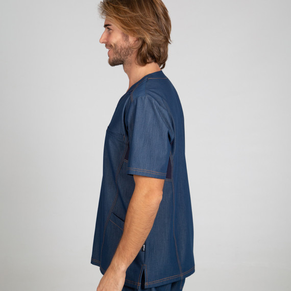 Sanitäre Bluse für Herren, Detailstoff AEROSILVER DARIO UNIFORMES GARY'S 615400