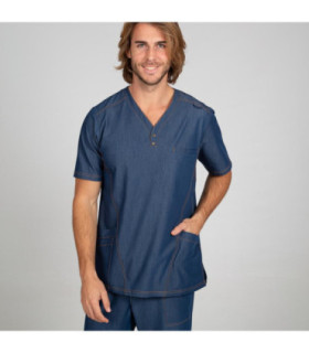 Sanitäre Bluse für Herren, Detailstoff AEROSILVER DARIO UNIFORMES GARY'S 615400