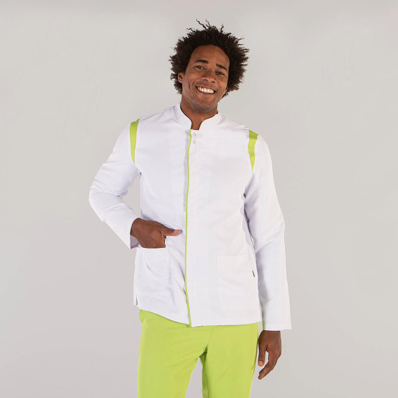 Berufsjacke für das Gesundheitswesen, antibakterieller und atmungsaktiver Stoff, Herren Gorka UNIFORMES GARY'S 616300