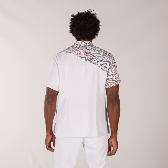 Blusa con zip davanti ottiche e cliniche Uomo ELOY UNIFORMI GARY'S 616600