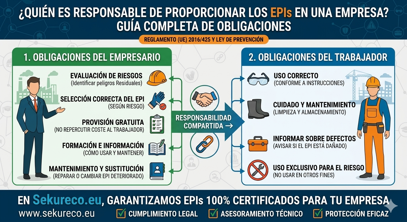 EN Sekureco.eu, NOUS GARANTISSONS DES EPIs 100% CERTIFIÉS POUR VOTRE ENTREPRISE